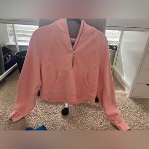 Pink Half zip scuba